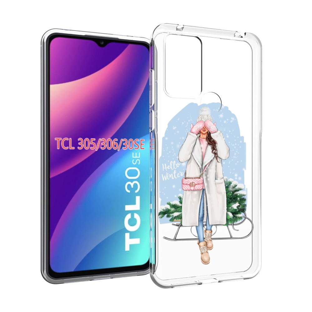 

Чехол MyPads привет-зима женский для TCL 30SE/305/306/30E, Tocco