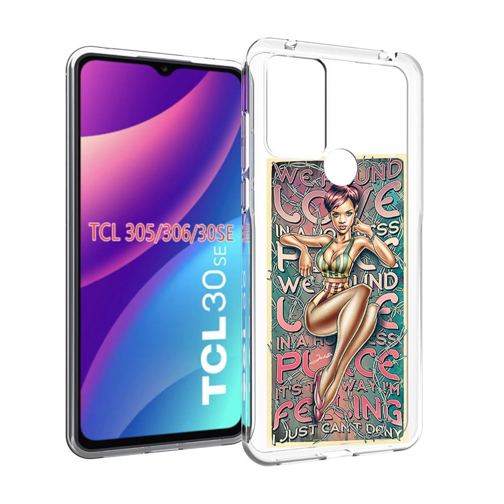 

Чехол MyPads постер-рианна для TCL 30SE/305/306/30E, Tocco