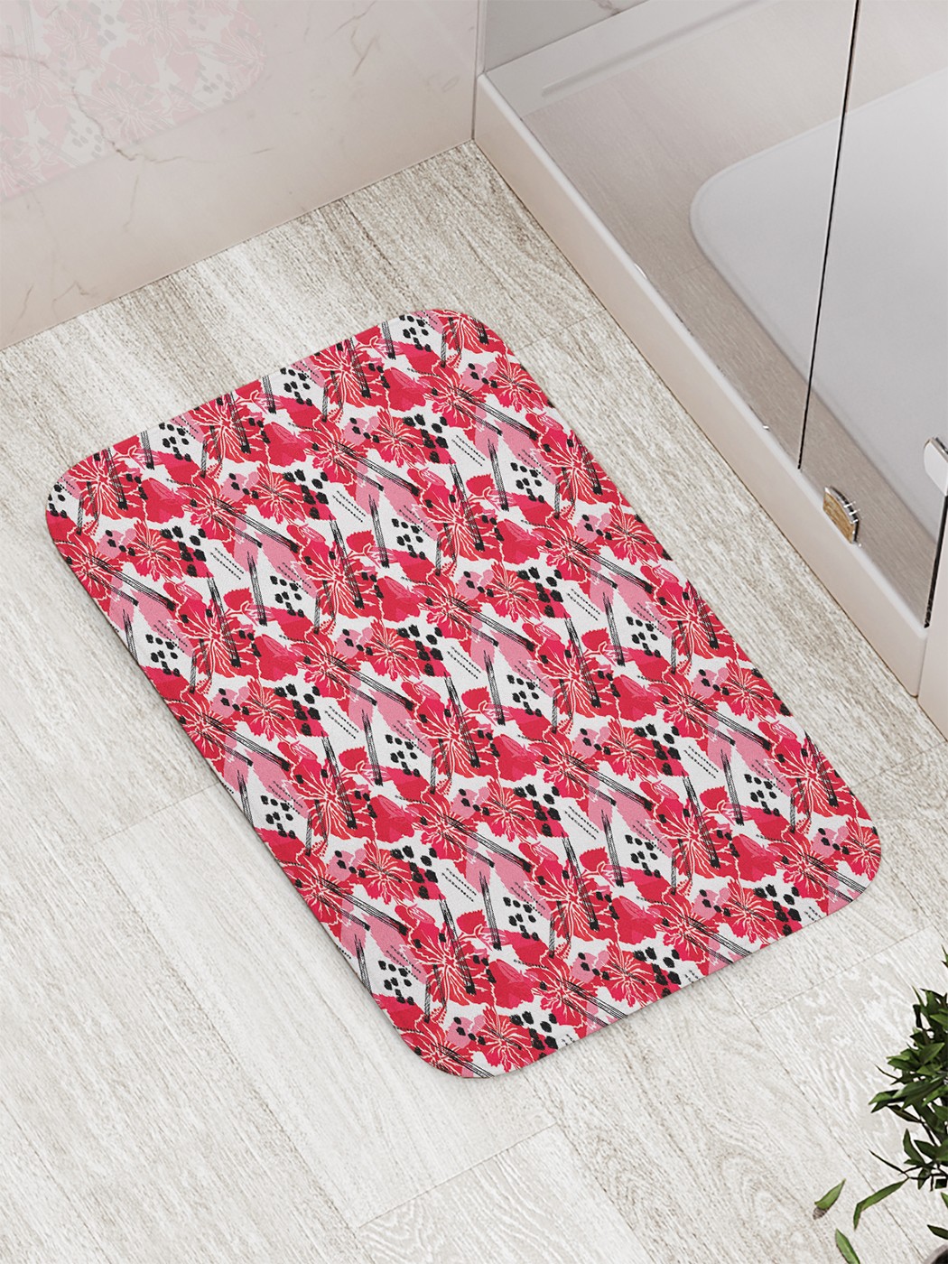 

Коврик противоскользящий для ванной, сауны, бассейна, 77х52 см bath_73099 JoyArty