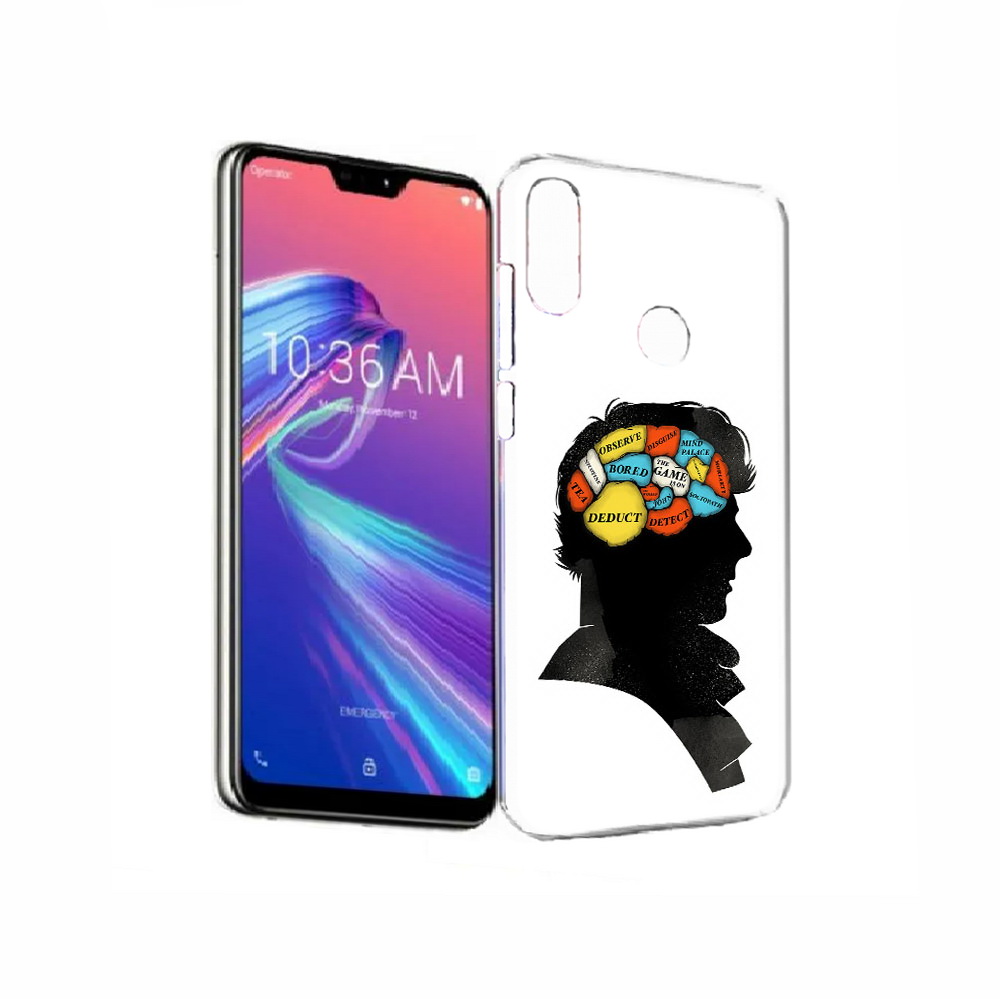 Чехол MyPads Tocco для Asus ZenFone Max Pro (M2) (ZB631KL) темный рисунок
