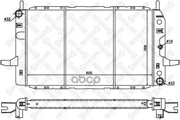 

Радиатор системы охлаждения Stellox 1025819SX