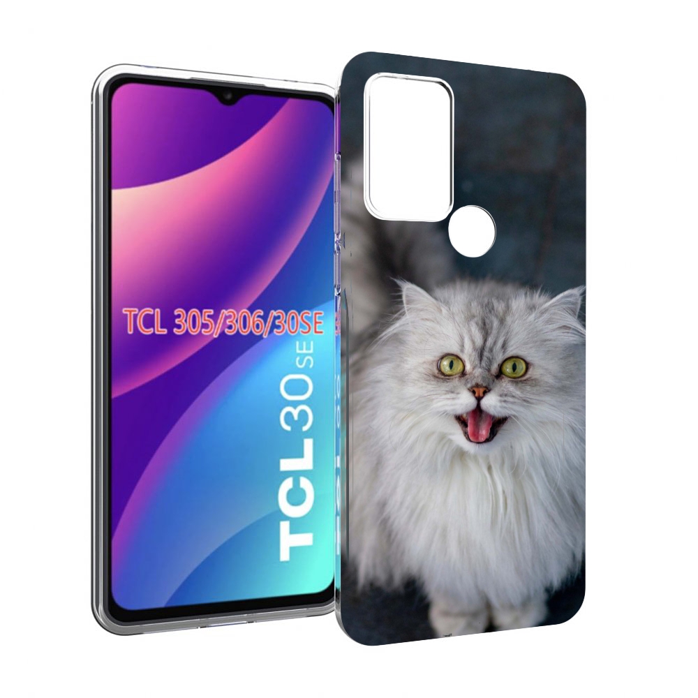 

Чехол MyPads порода кошки британская длинная для TCL 30SE/305/306/30E, Tocco