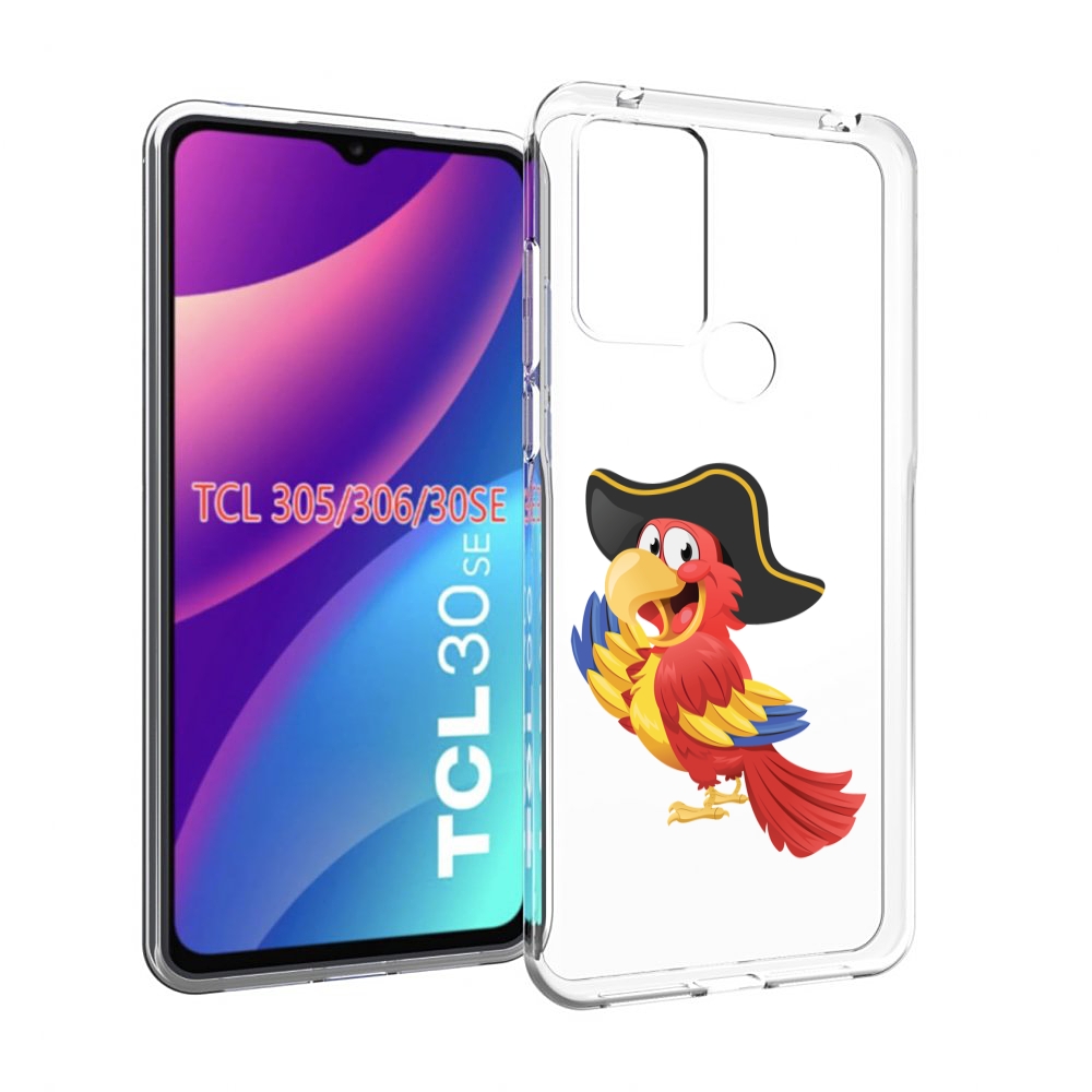 

Чехол MyPads попугай-пират для TCL 30SE/305/306/30E, Tocco