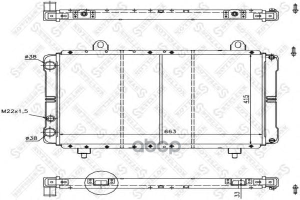 

Радиатор системы охлаждения Stellox 1025228SX
