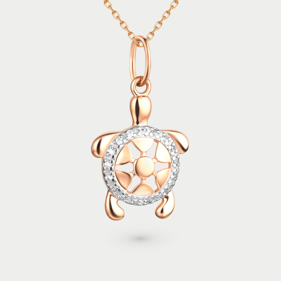 

Подвеска из золота с фианитом GOLD CENTER 50261, 50261