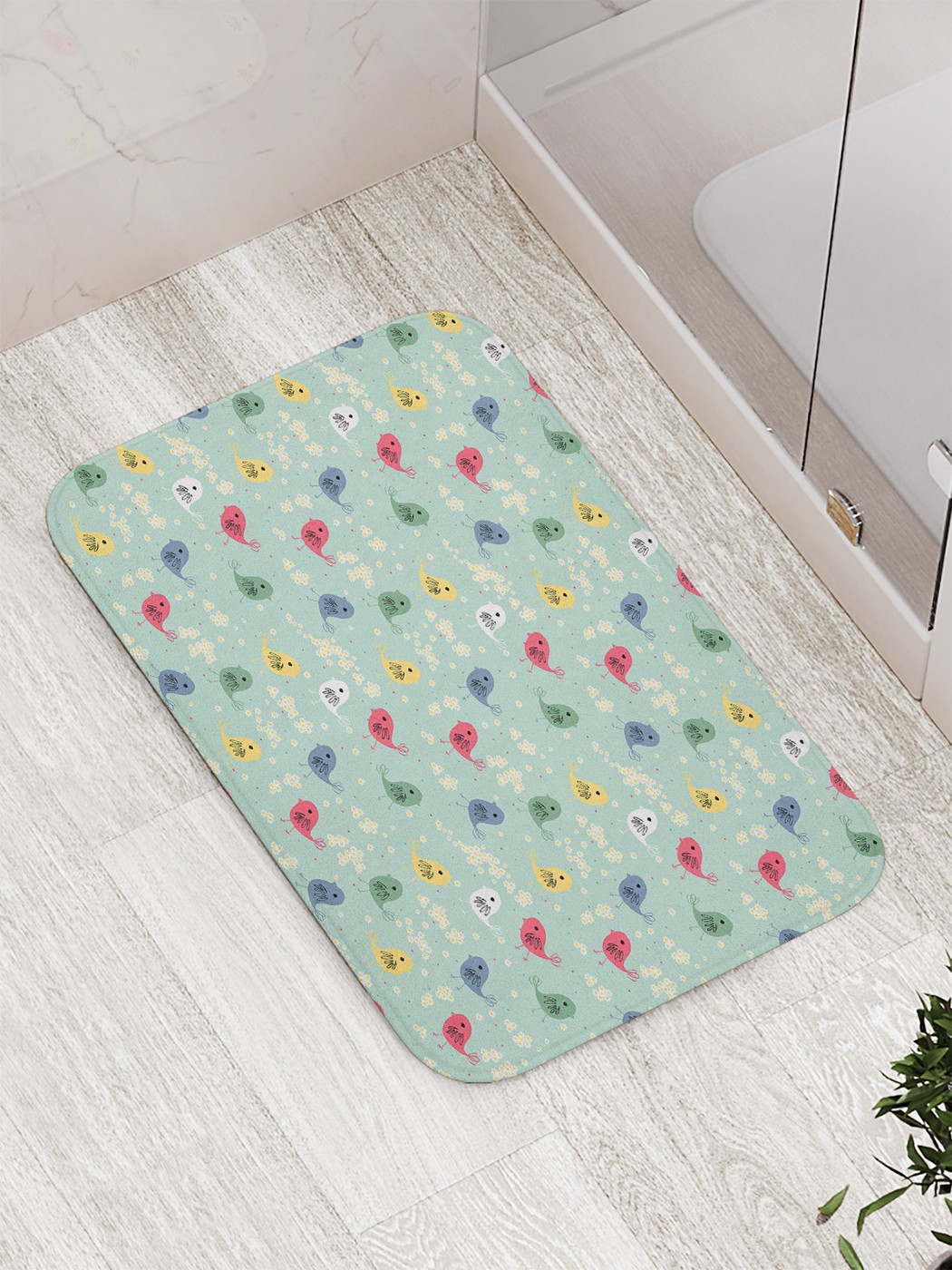 

Коврик противоскользящий для ванной, сауны, бассейна, 77х52 см bath_73059 JoyArty