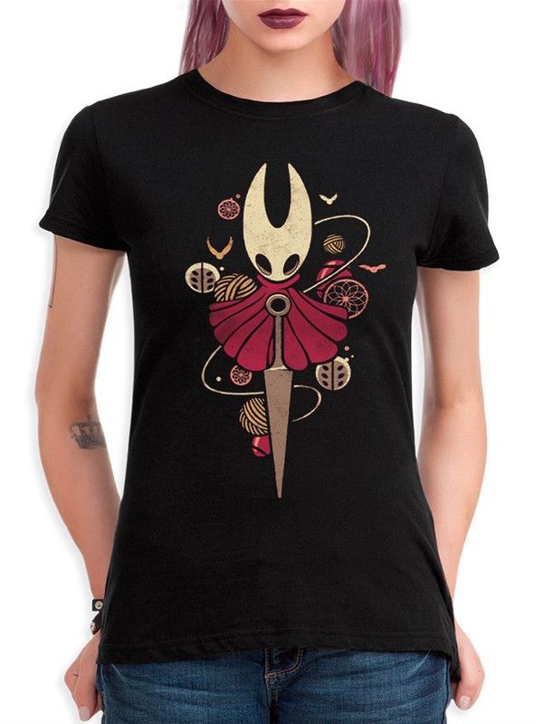 

Футболка женская DreamShirts Studio Игра Hollow Knight HOL-37891-1 черная XS, Черный, Игра Hollow Knight HOL-37891-1