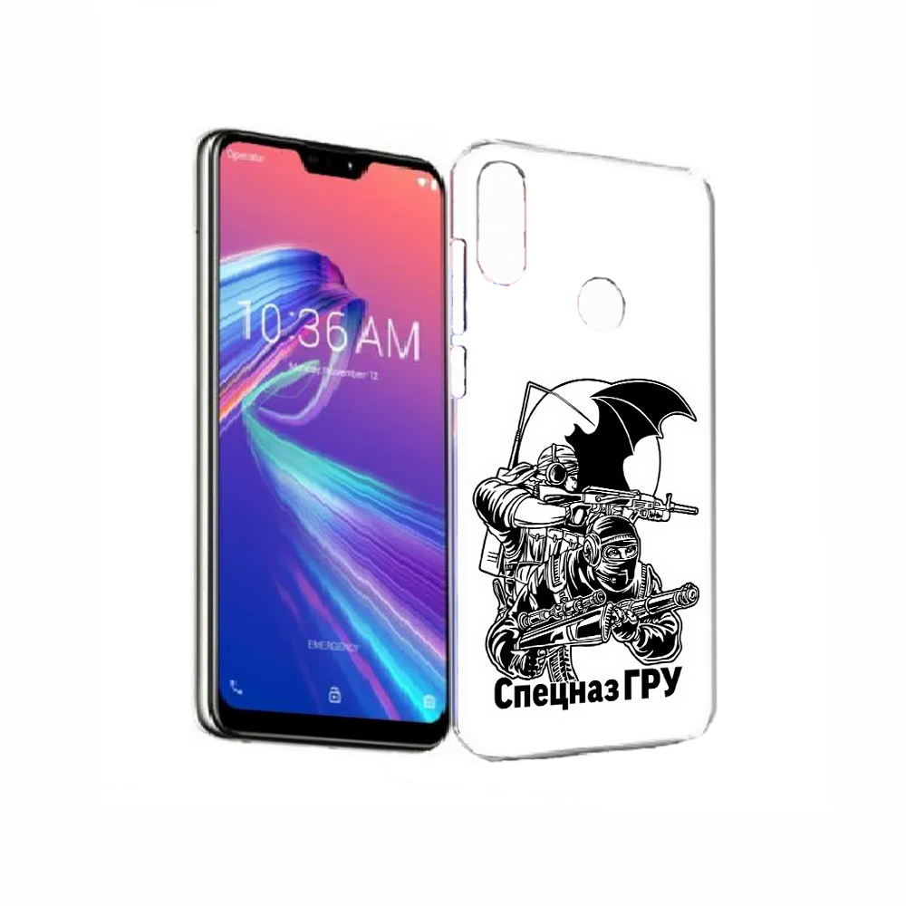 

Чехол MyPads Tocco для Asus ZenFone Max Pro (M2) (ZB631KL) спецназ гру, Прозрачный, Tocco