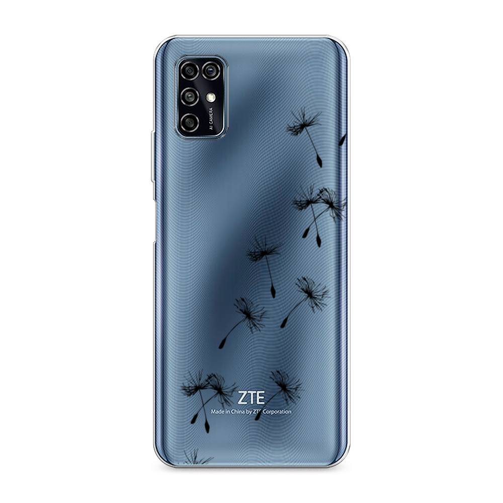 фото Силиконовый чехол "летящие одуванчики" на zte blade v2020 smart awog