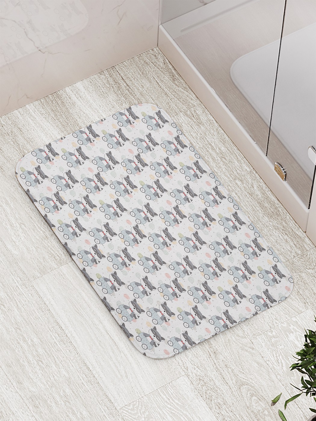 

Коврик противоскользящий для ванной, сауны, бассейна, 77х52 см bath_73007 JoyArty