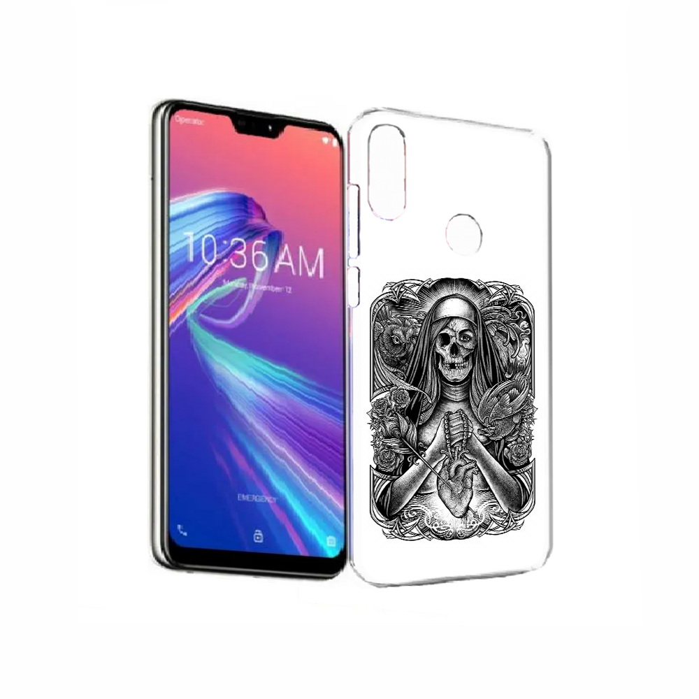

Чехол MyPads Tocco для Asus ZenFone Max Pro (M2) (ZB631KL) скелет с сердцем, Прозрачный, Tocco