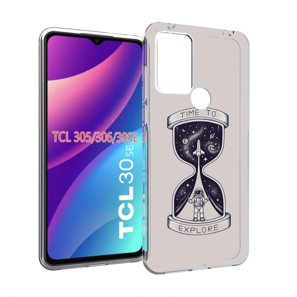 

Чехол MyPads песочные-часы-с-космосом для TCL 30SE/305/306/30E, Tocco