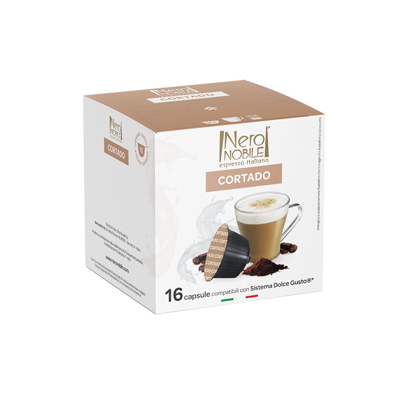 Кофе в капсулах Neronobile Cortado, для кофемашин Dolce Gusto, 16 шт.