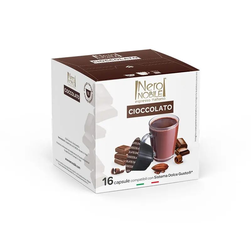 Кофе в капсулах Neronobile Cioccolato, для кофемашин Dolce Gusto, 16 шт.