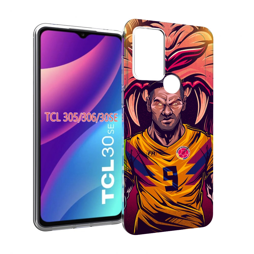 

Чехол MyPads парень-тигр-красный для TCL 30SE/305/306/30E, Tocco
