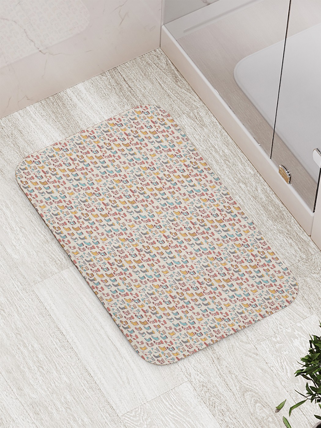 

Коврик противоскользящий для ванной, сауны, бассейна, 77х52 см bath_72974 JoyArty