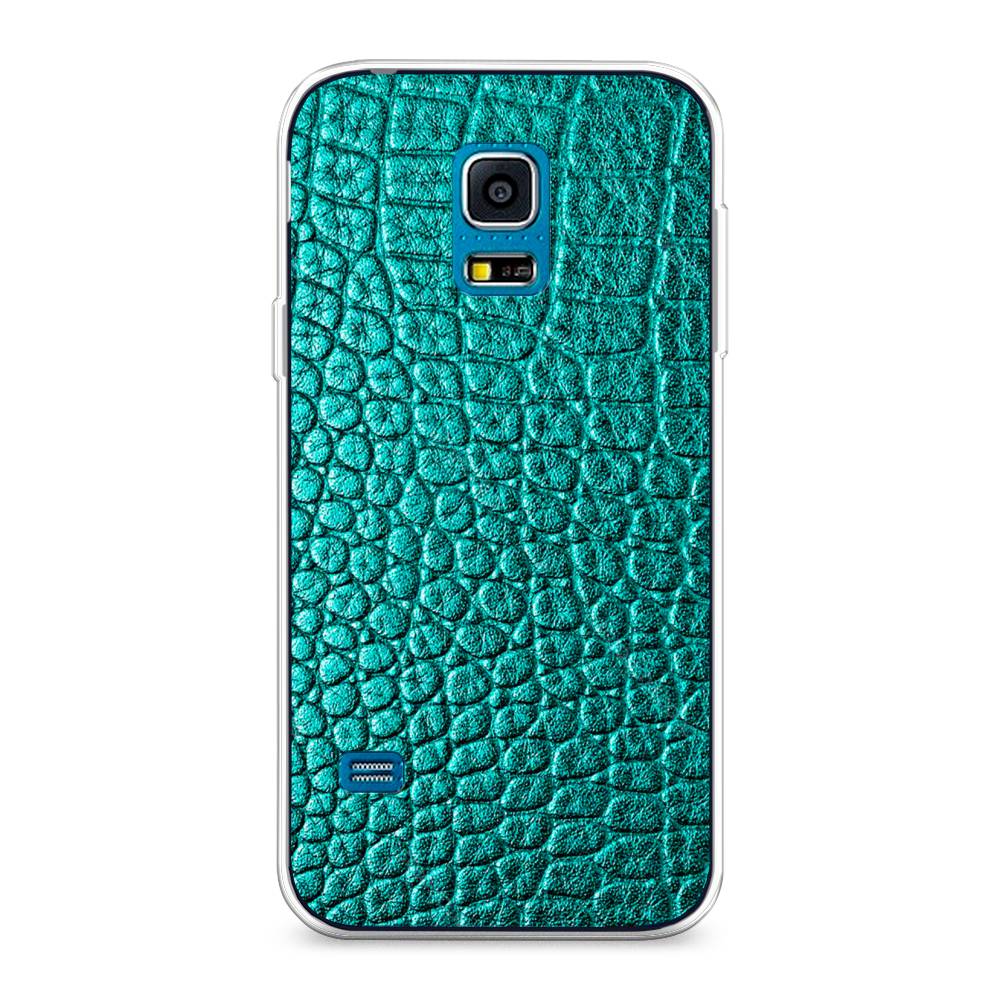 фото Чехол awog "бирюзовая змея" для samsung galaxy s5 mini