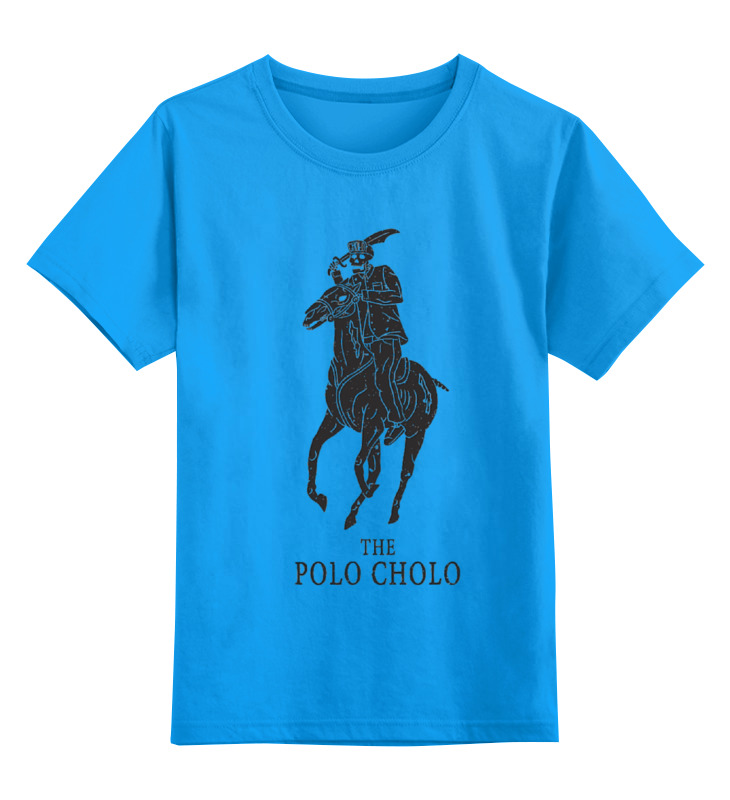 

Детская футболка Printio The polo цв.голубой р.104, 0000000724715