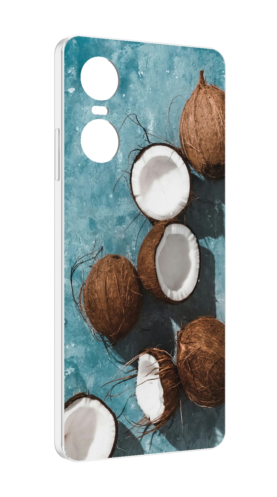 

Чехол MyPads красивые-кокосы для Tecno Pop 6 Pro, Прозрачный, Tocco