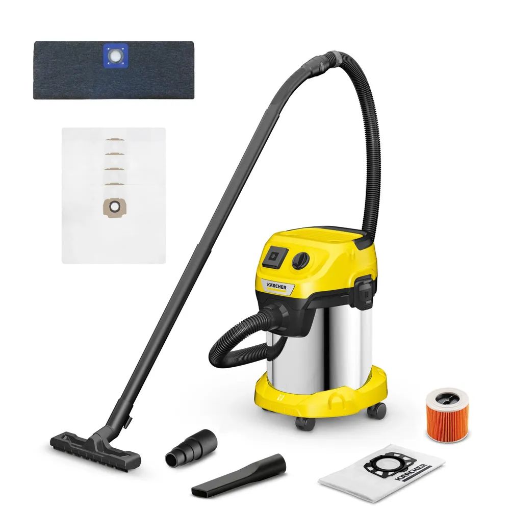 фото Пылесос karcher wd 3 p s v-17/4/20 для уборки с розеткой