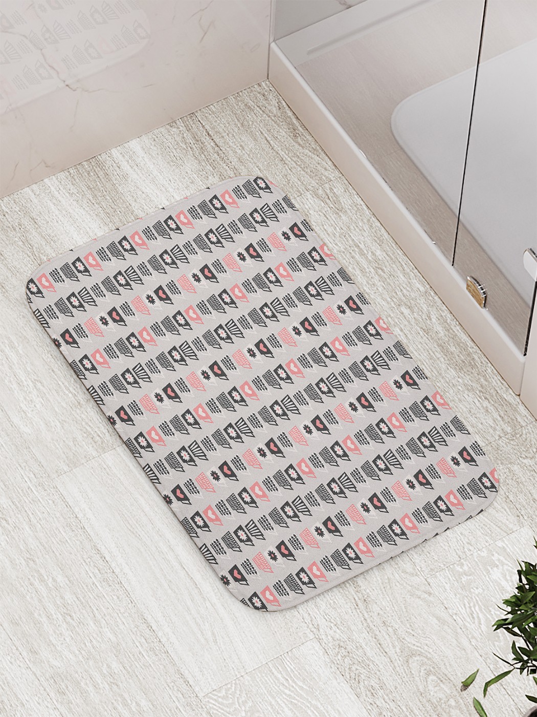 

Коврик противоскользящий для ванной, сауны, бассейна, 77х52 см bath_72953 JoyArty