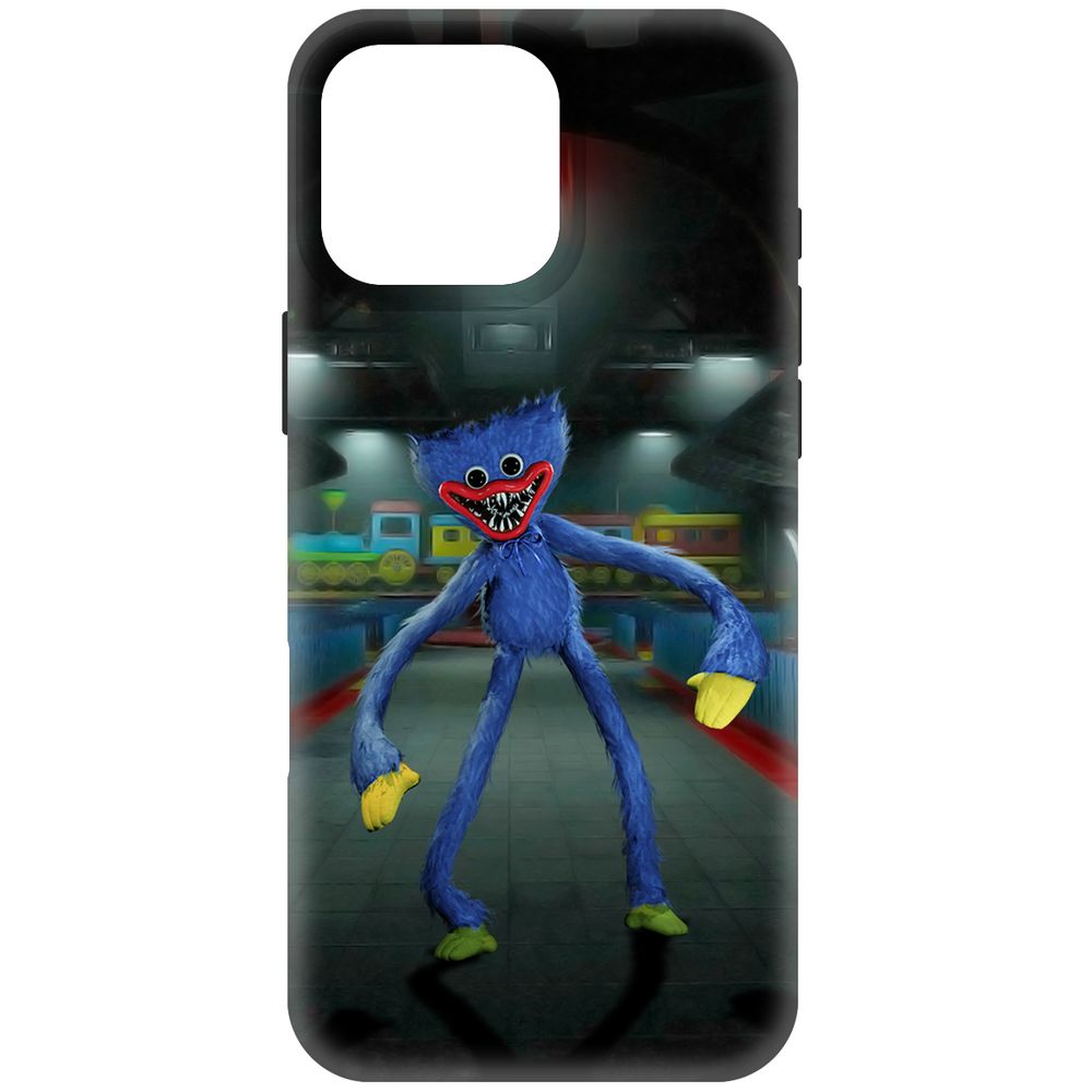 

Чехол-накладка Krutoff Soft Case Хаги Ваги для iPhone 16 Pro Max черный