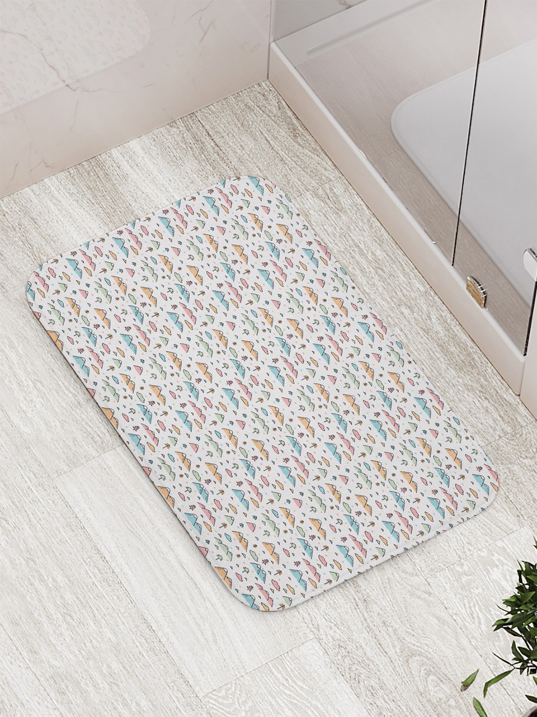 

Коврик противоскользящий для ванной, сауны, бассейна, 77х52 см bath_72951 JoyArty