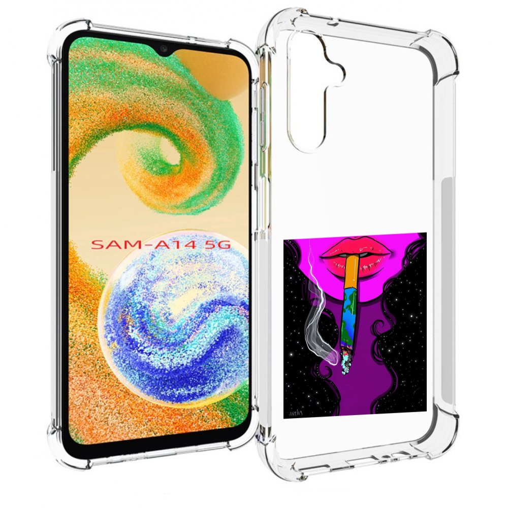 

Чехол MyPads девушка курит землю женский для Samsung Galaxy A14 5G, Прозрачный, Tocco