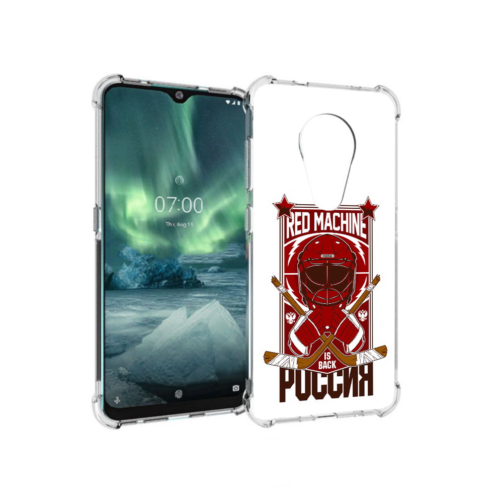 

Чехол MyPads Tocco для Nokia 7.2 хоккей россия (PT139171.105.666), Прозрачный, Tocco
