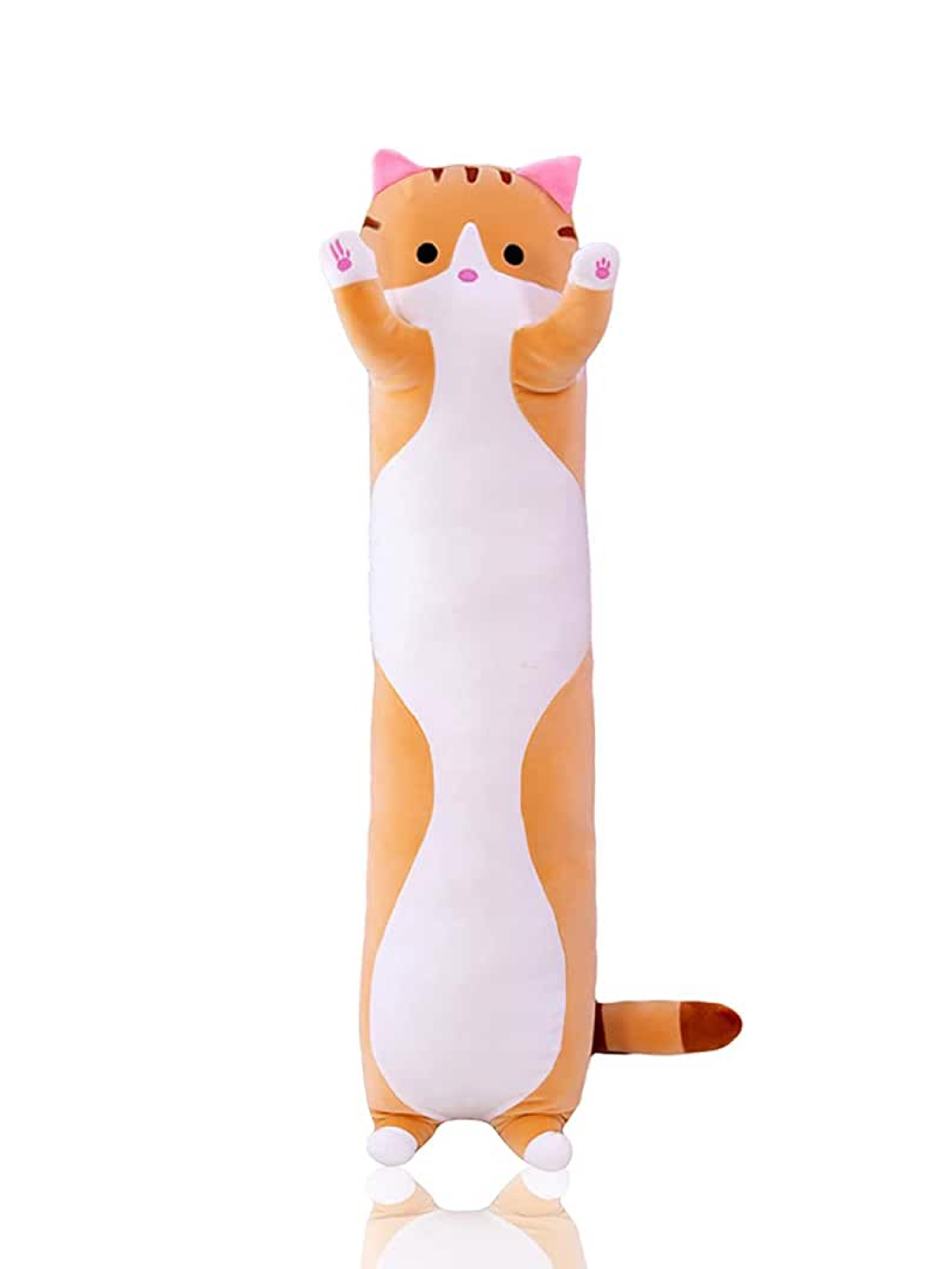 Мягкая игрушка La-LaLand Кот-батон, рыжий, 90 см мягкая игрушка orange toys кот батон 15 см