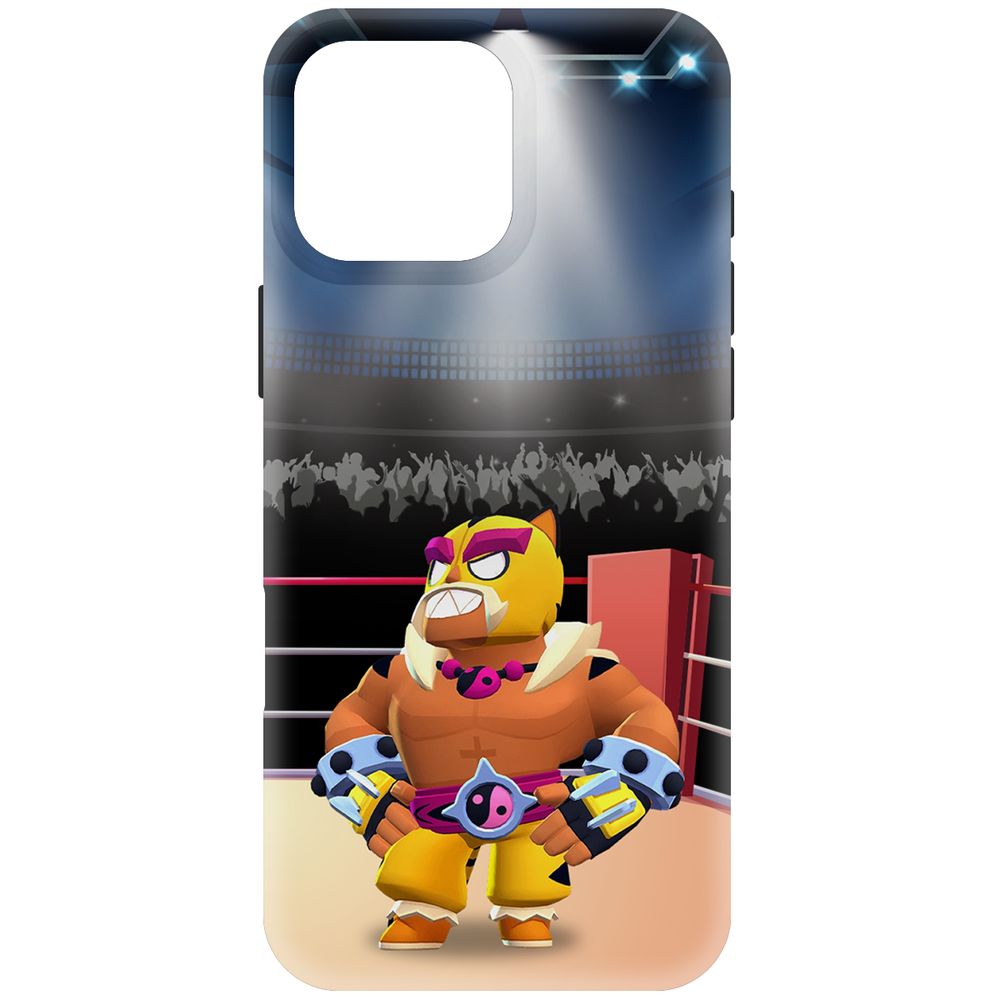 

Чехол-накладка Krutoff Soft Case Brawl Stars - Эль Тигро для iPhone 16 Pro Max черный
