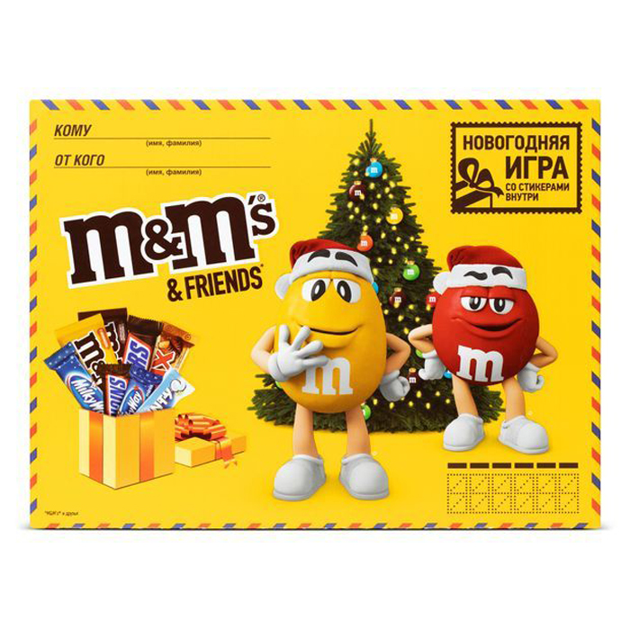 

Сладкий подарочный набор M&M's Посылка 685 г