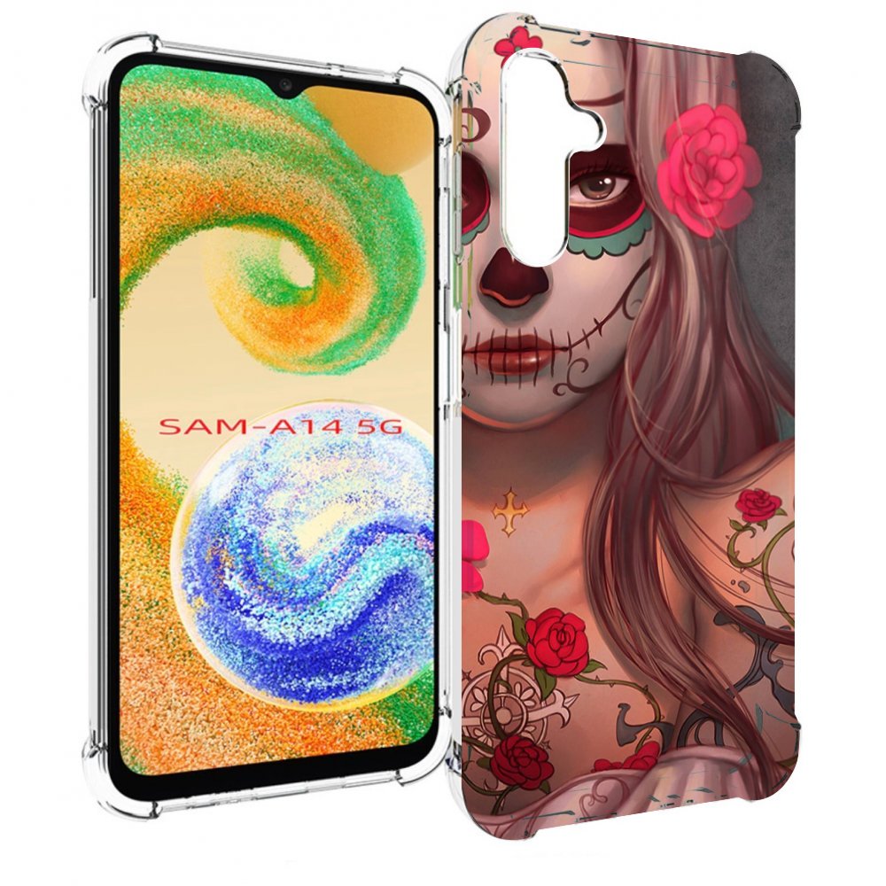 

Чехол MyPads девочка в рисунках для Samsung Galaxy A14 5G, Прозрачный, Tocco