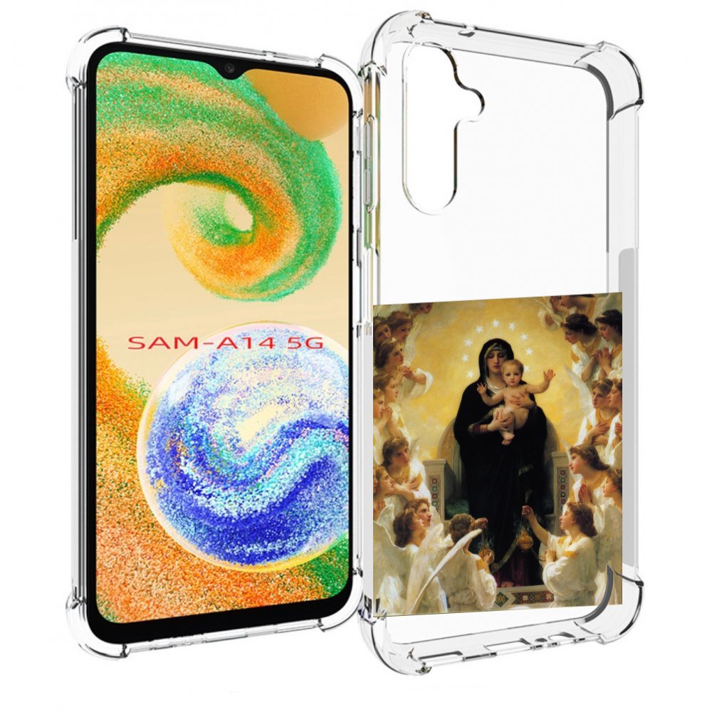 

Чехол MyPads дева-мария для Samsung Galaxy A14 5G, Прозрачный, Tocco