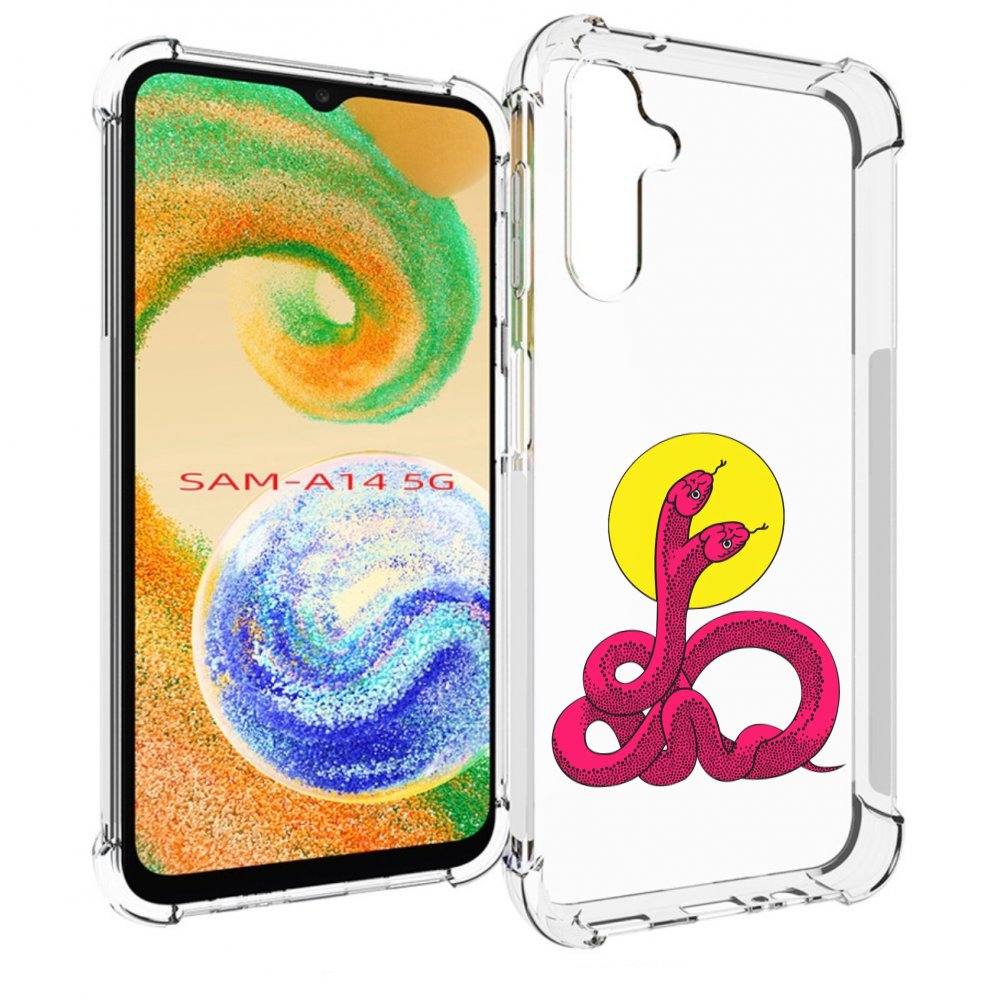 

Чехол MyPads двухголовая-змея для Samsung Galaxy A14 5G, Прозрачный, Tocco