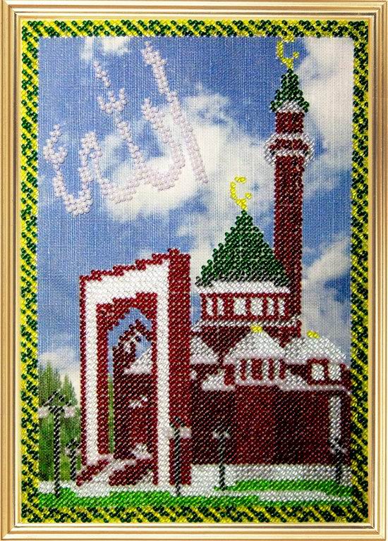 

Вышивка бисером Мемориальная мечеть в Москве 190РВМ, 13.5x20 см от