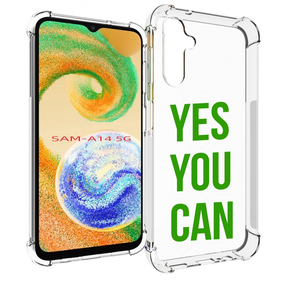 

Чехол MyPads да-ты-можешь для Samsung Galaxy A14 5G, Прозрачный, Tocco