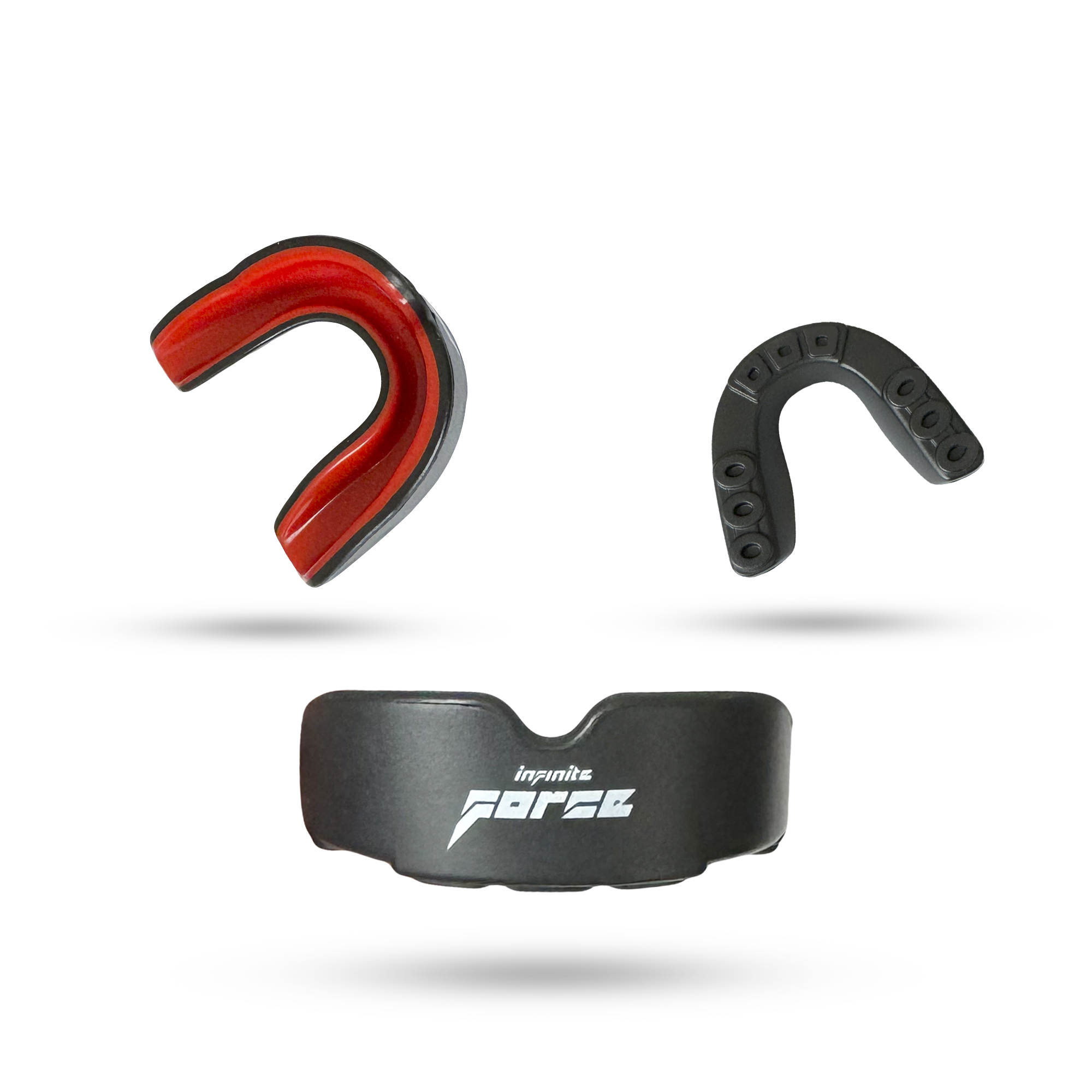 

Капа Infinite Force Mouth Guard черная с красным, Красный, Mouth Guard