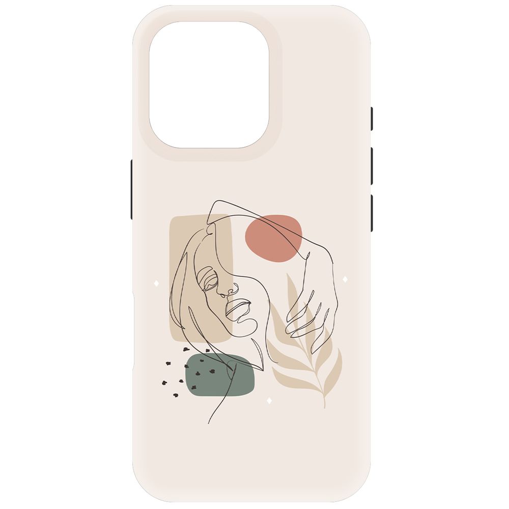 

Чехол-накладка Krutoff Soft Case Грациозность для iPhone 16 Pro черный