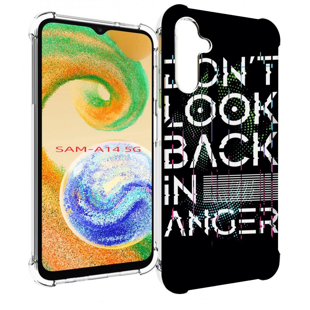 

Чехол MyPads графический-текст для Samsung Galaxy A14 5G, Прозрачный, Tocco