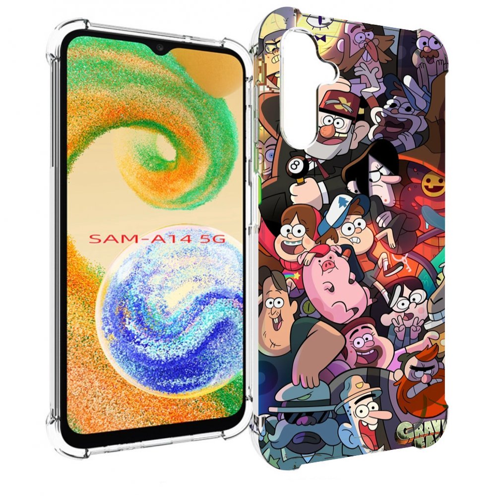 

Чехол MyPads гравити-фолз для Samsung Galaxy A14 5G, Прозрачный, Tocco