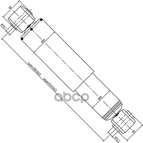 Z97387r_амортизатор Задний_zikmar Zikmar арт. Z97387R