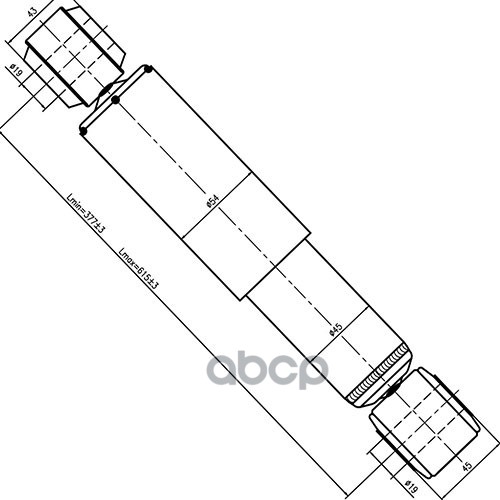 Z97381r_амортизатор Задний_zikmar Zikmar арт. Z97381R