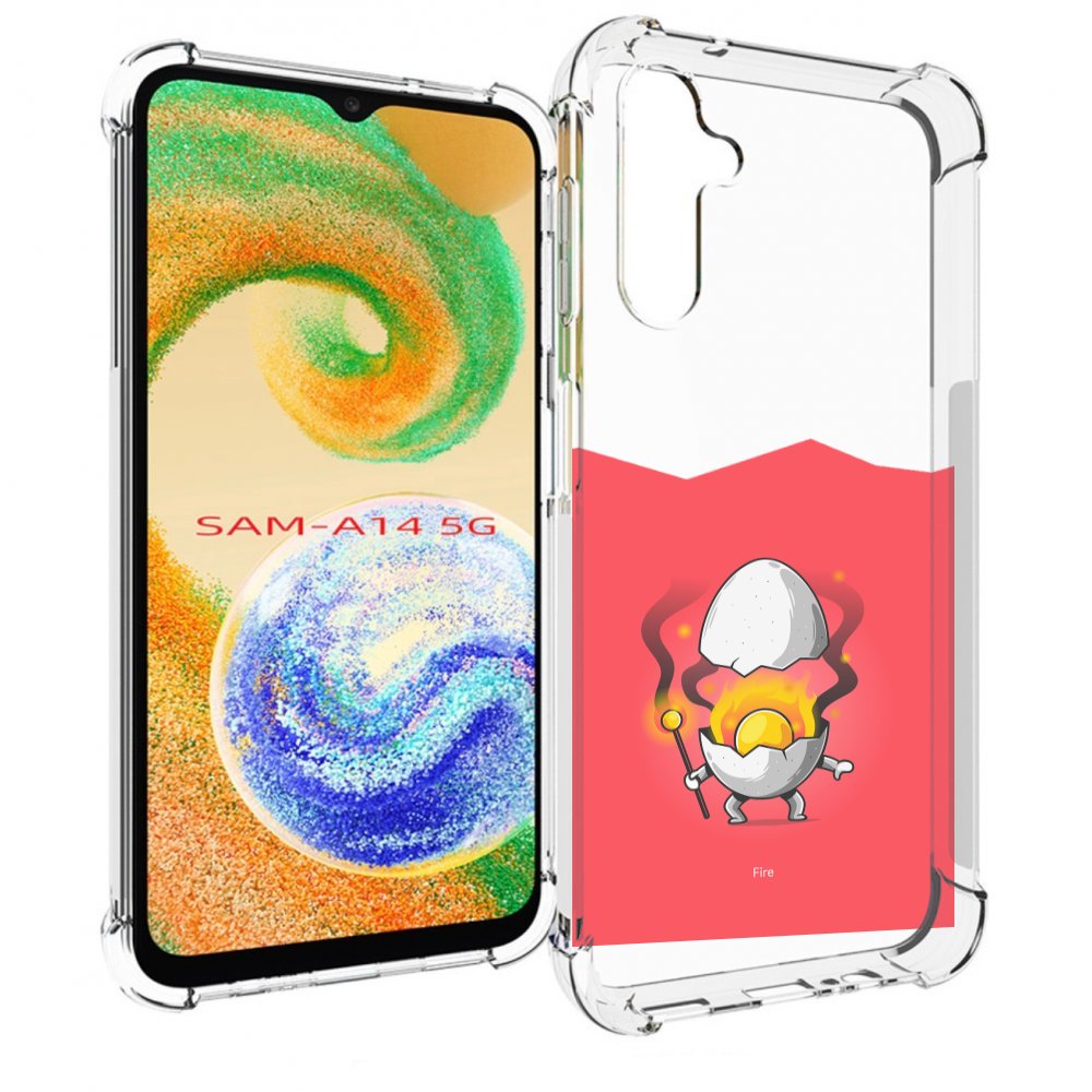 

Чехол MyPads горелое яйцо для Samsung Galaxy A14 5G, Прозрачный, Tocco