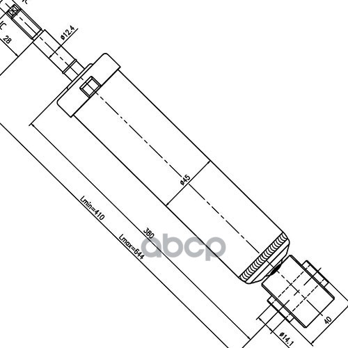 Z97280r_амортизатор Задний_zikmar Zikmar арт. Z97280R