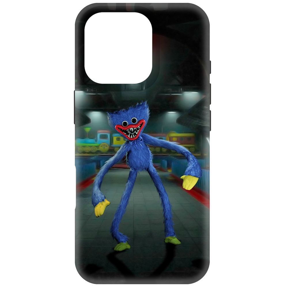 

Чехол-накладка Krutoff Soft Case Хаги Ваги для iPhone 16 Pro черный