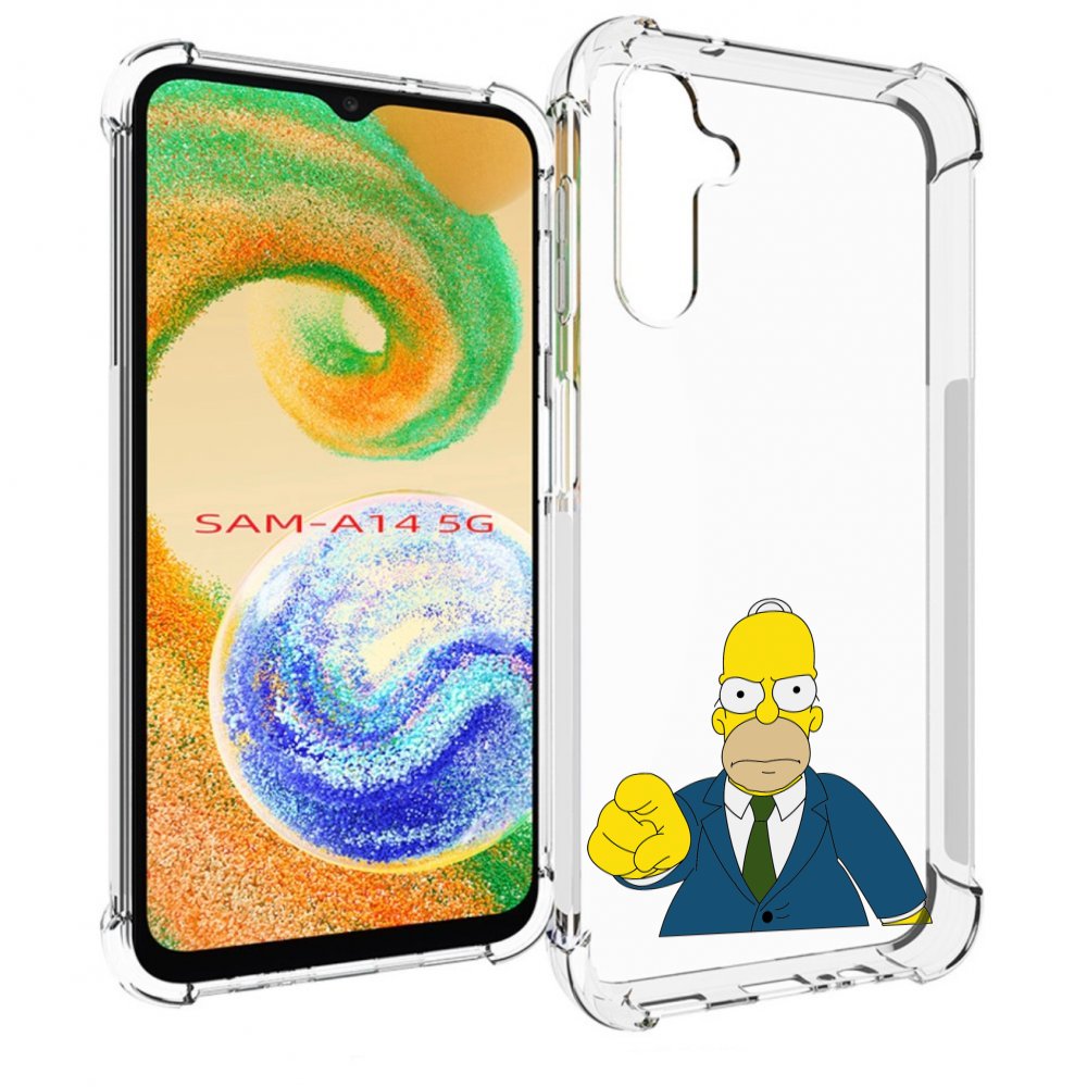 

Чехол MyPads гомер-злой для Samsung Galaxy A14 5G, Прозрачный, Tocco