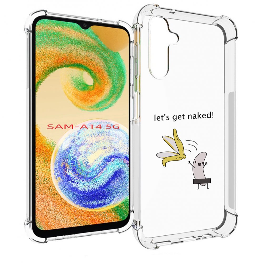 

Чехол MyPads голый-банан для Samsung Galaxy A14 5G, Прозрачный, Tocco
