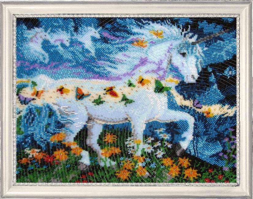

Вышивка бисером Единорог BTF-597, 26x34 см от