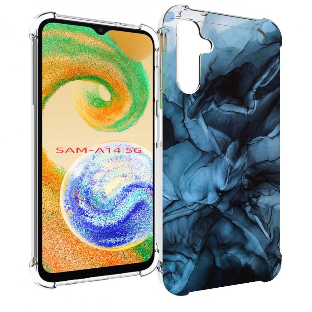 

Чехол MyPads голубой дымок для Samsung Galaxy A14 5G, Прозрачный, Tocco